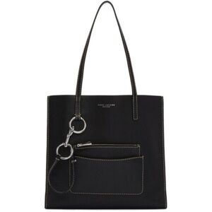 Marc Jacobs Black Tote with Contrast Stitching
